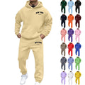 Wholesale Women's Men's Casual Elegant Streetwear Letter Long Sleeve Men's Hoodies - front view