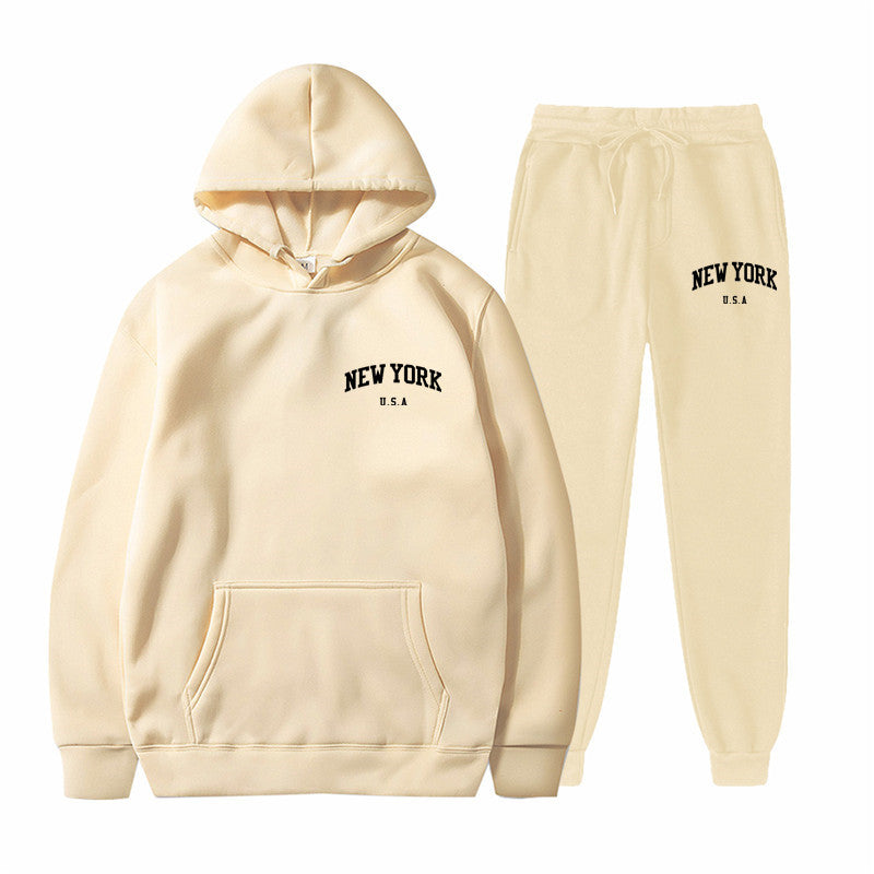 Wholesale Women's Men's Casual Elegant Streetwear Letter Long Sleeve Men's Hoodies - view 3