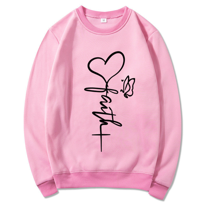 Wholesale Women's Men's Casual Elegant Streetwear Heart Shape Long Sleeve Men's Hoodies - view 2