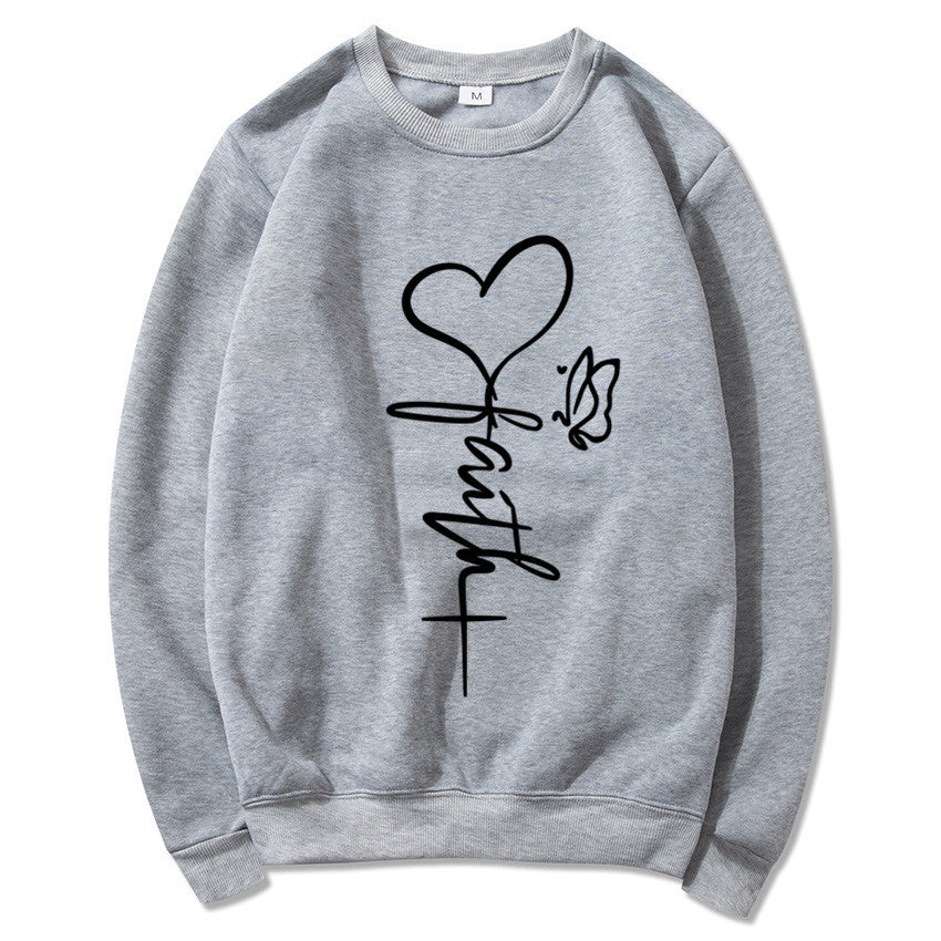 Wholesale Women's Men's Casual Elegant Streetwear Heart Shape Long Sleeve Men's Hoodies - view 5