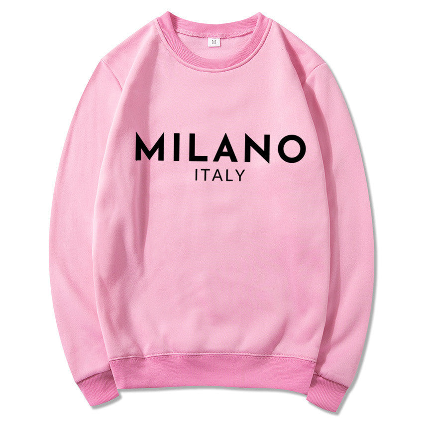 Wholesale Women's Men's Casual Letter Long Sleeve Men's Hoodies - view 2