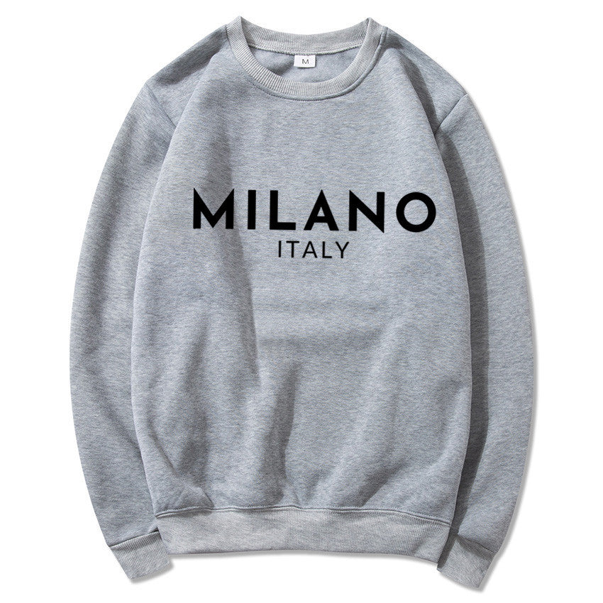 Wholesale Women's Men's Casual Letter Long Sleeve Men's Hoodies - view 4