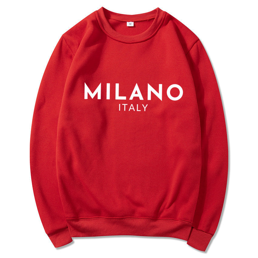 Wholesale Women's Men's Casual Letter Long Sleeve Men's Hoodies - view 5