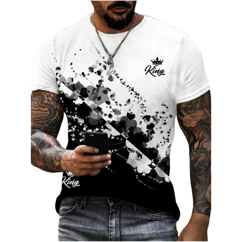 Wholesale Men's Simple Style Animal Short Sleeve Men's T-shirt - view 2