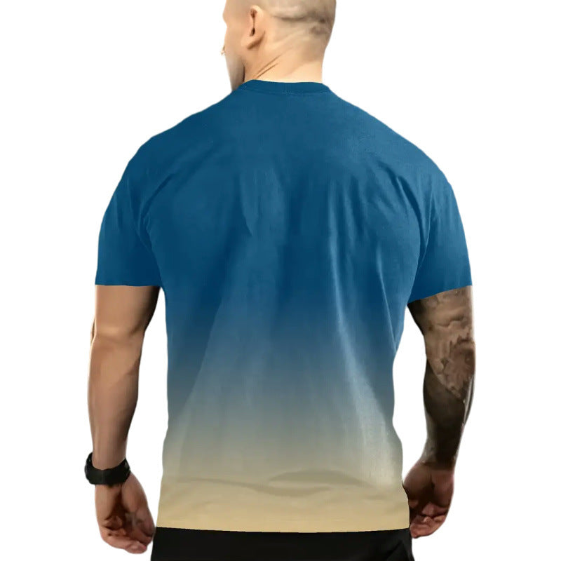 Wholesale Men's Simple Style Letter Short Sleeve Men's T-shirt - view 4