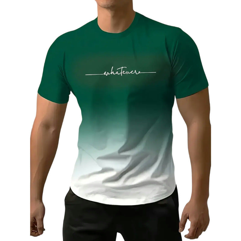 Wholesale Men's Casual Simple Style Streetwear Letter Short Sleeve Men's T-shirt - view 3