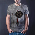 Wholesale Men's Casual Simple Style Streetwear Letter Short Sleeve Men's T-shirt - front view
