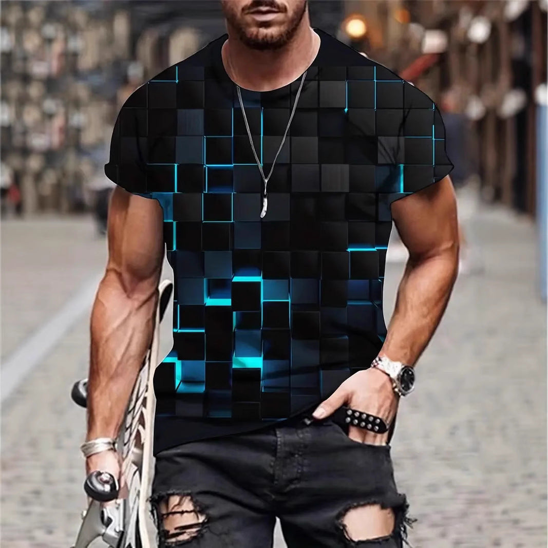 Wholesale Men's Casual Simple Style Streetwear Letter Short Sleeve Men's T-shirt - view 5