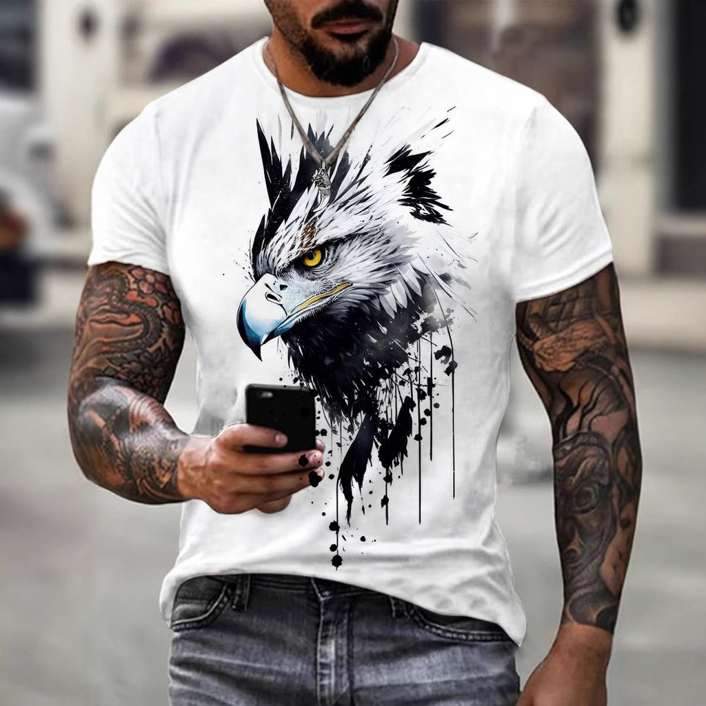 Wholesale Men's Simple Style Cross Skull Short Sleeve Men's T-shirt - view 3