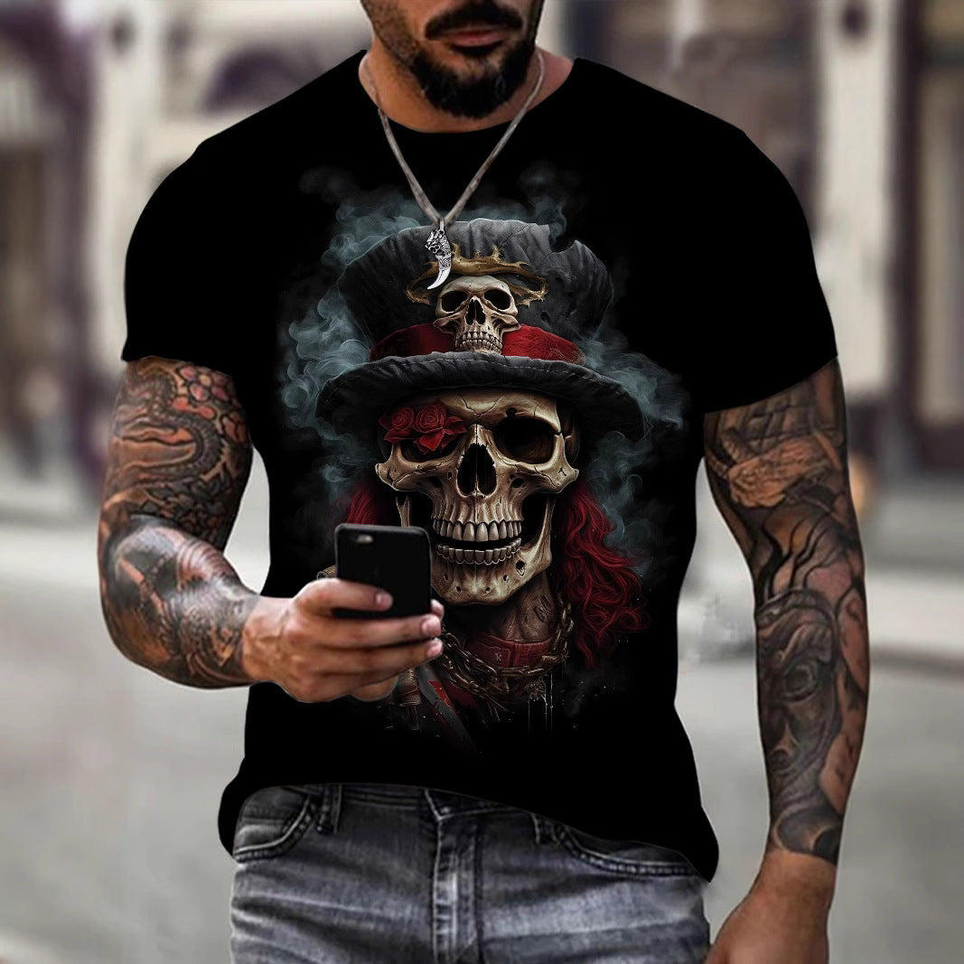 Wholesale Men's Simple Style Animal Short Sleeve Men's T-shirt - view 5