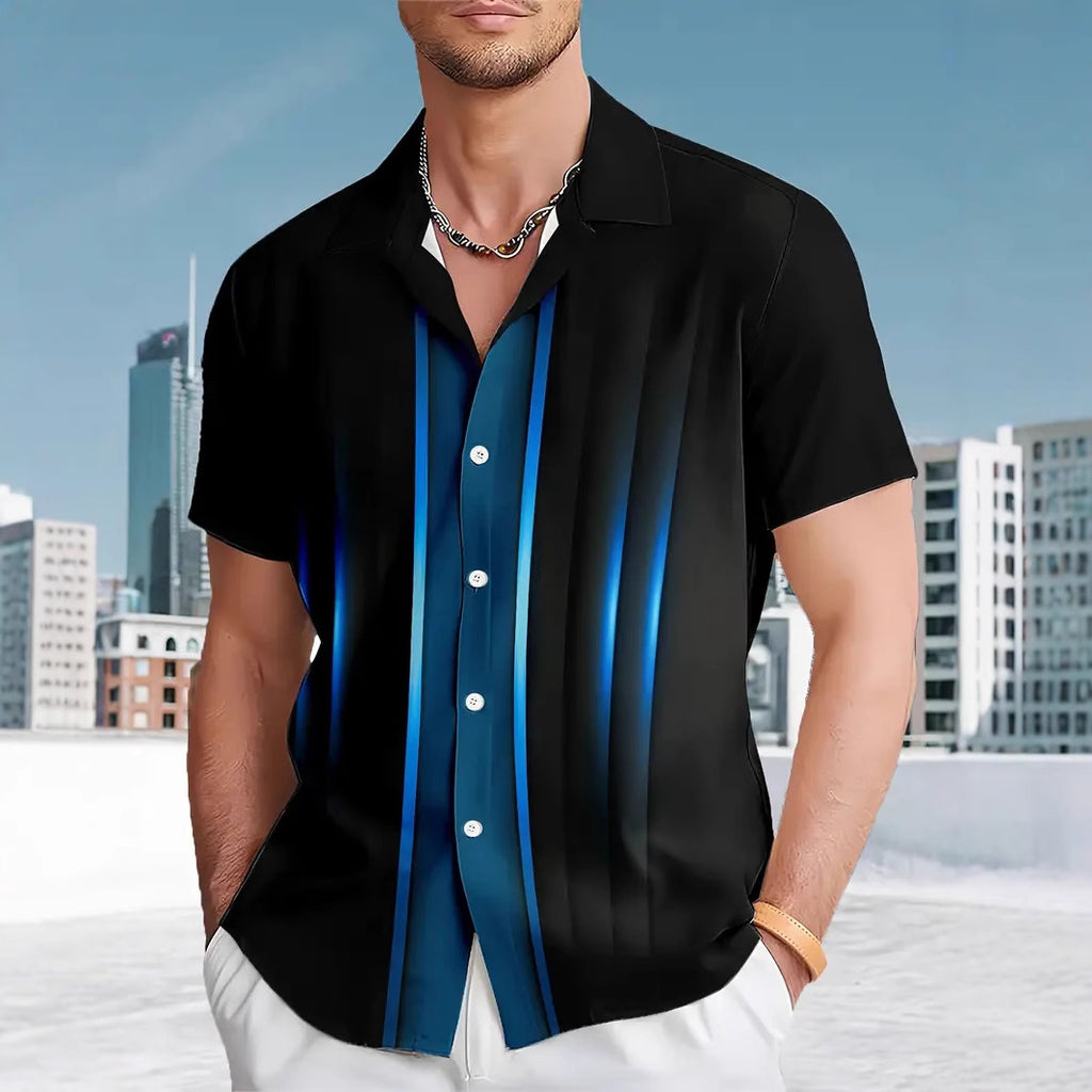 Wholesale Men's Casual Elegant Streetwear Printing Short Sleeve Men's T-shirt - view 3
