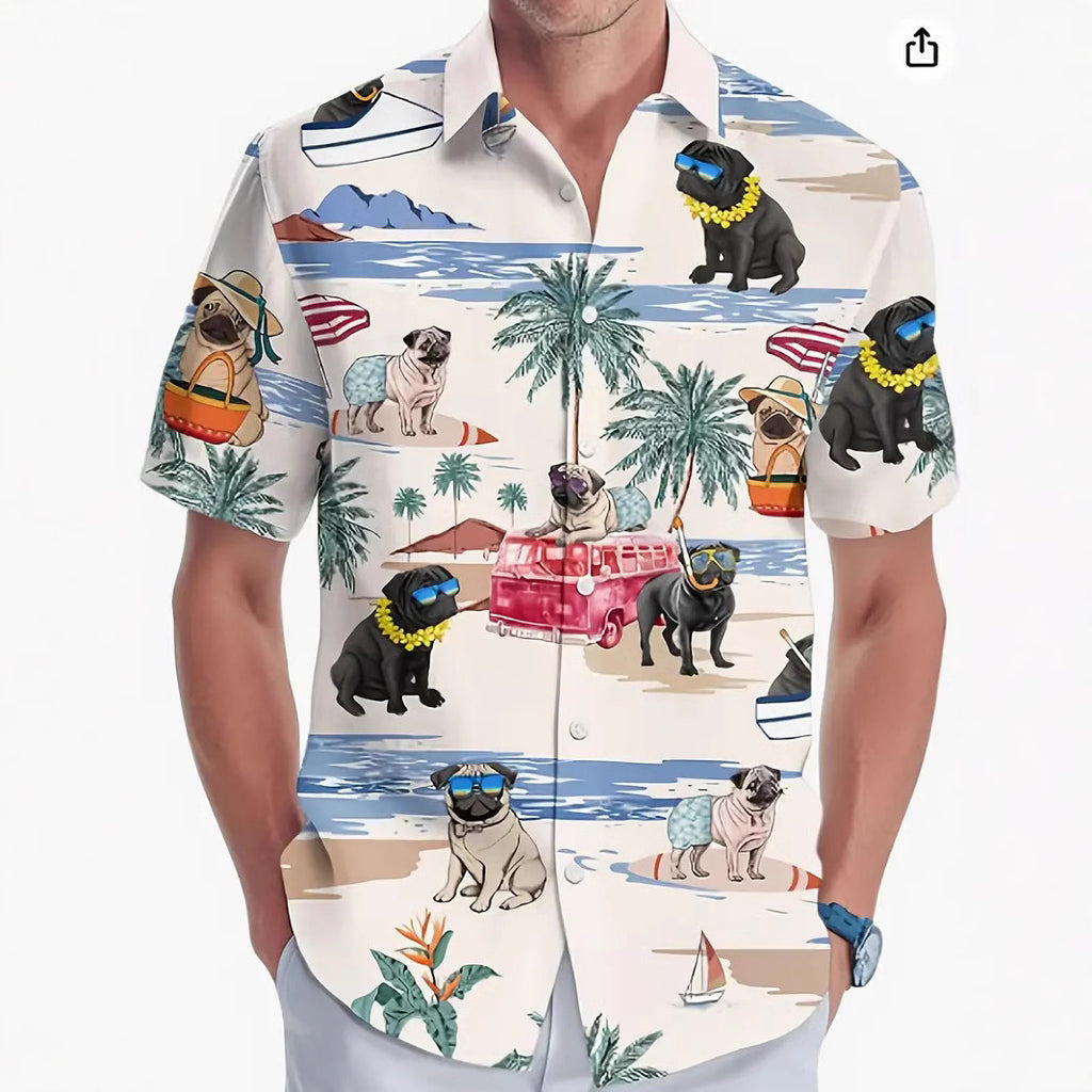 Wholesale Men's Casual Elegant Streetwear Printing Short Sleeve Men's T-shirt - view 4