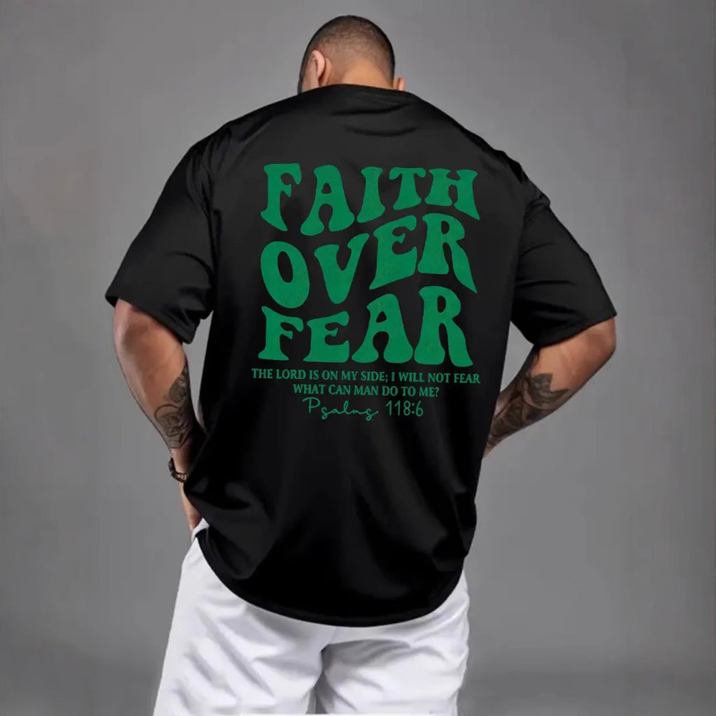 Wholesale Men's Sports Letter Short Sleeve Men's T-shirt - front view