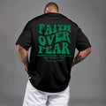 Wholesale Men's Sports Letter Short Sleeve Men's T-shirt - front view