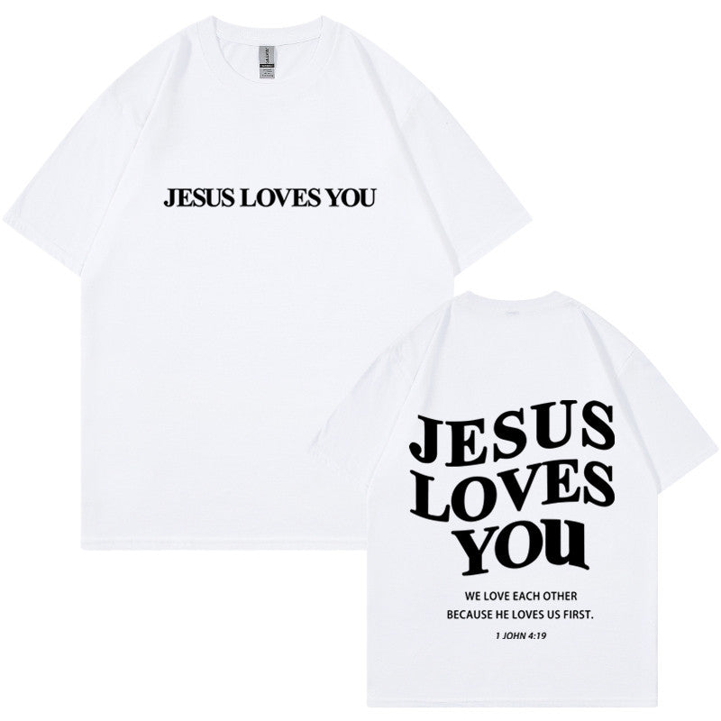 Wholesale Men's Sports Letter Short Sleeve Men's T-shirt - view 5