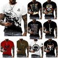 Wholesale Men's Simple Style Animal Short Sleeve Men's T-shirt - front view