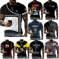 Wholesale Men's Simple Style Cartoon Short Sleeve Men's T-shirt - front view