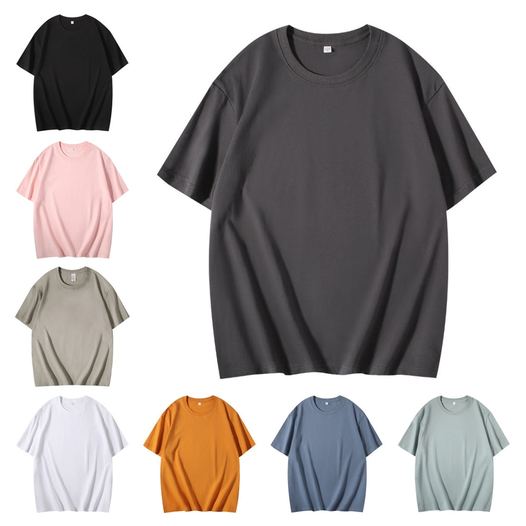 Men's T-shirt Short Sleeve T-shirts Casual Solid Color - view 3