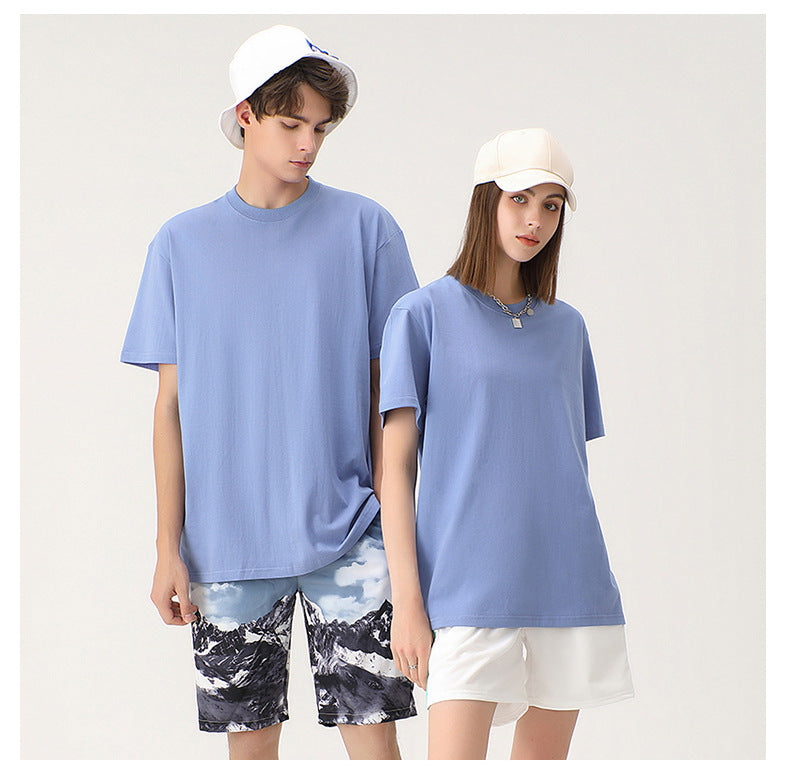 Wholesale Men's Simple Style Streetwear Solid Color Short Sleeve Men's T-shirt - view 6