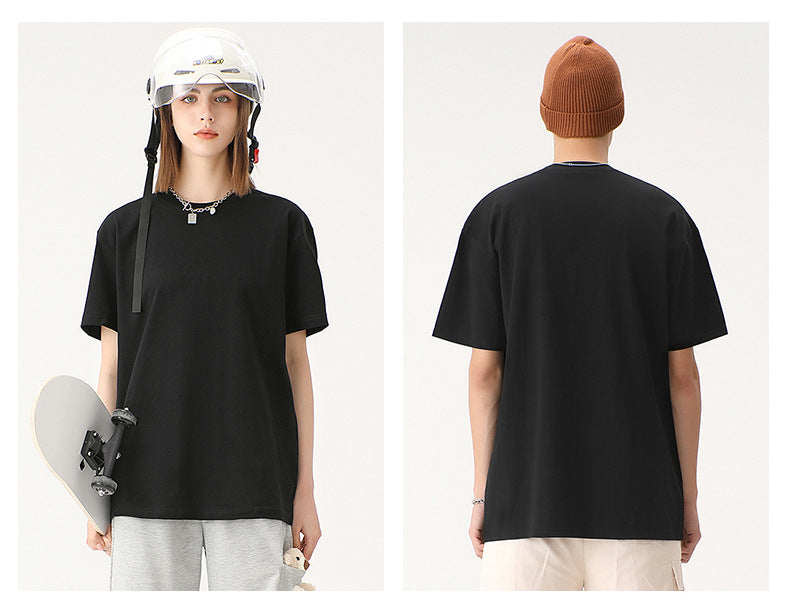 Wholesale Men's Simple Style Streetwear Solid Color Short Sleeve Men's T-shirt - view 4