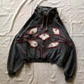 Wholesale Men's Streetwear Eye Long Sleeve Men's Hoodies - front view