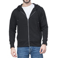 Wholesale Men's Simple Style Classic Style Solid Color Long Sleeve Men's Hoodies - front view