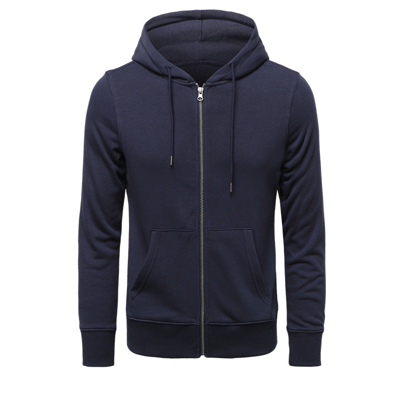 Wholesale Men's Simple Style Classic Style Solid Color Long Sleeve Men's Hoodies - view 3