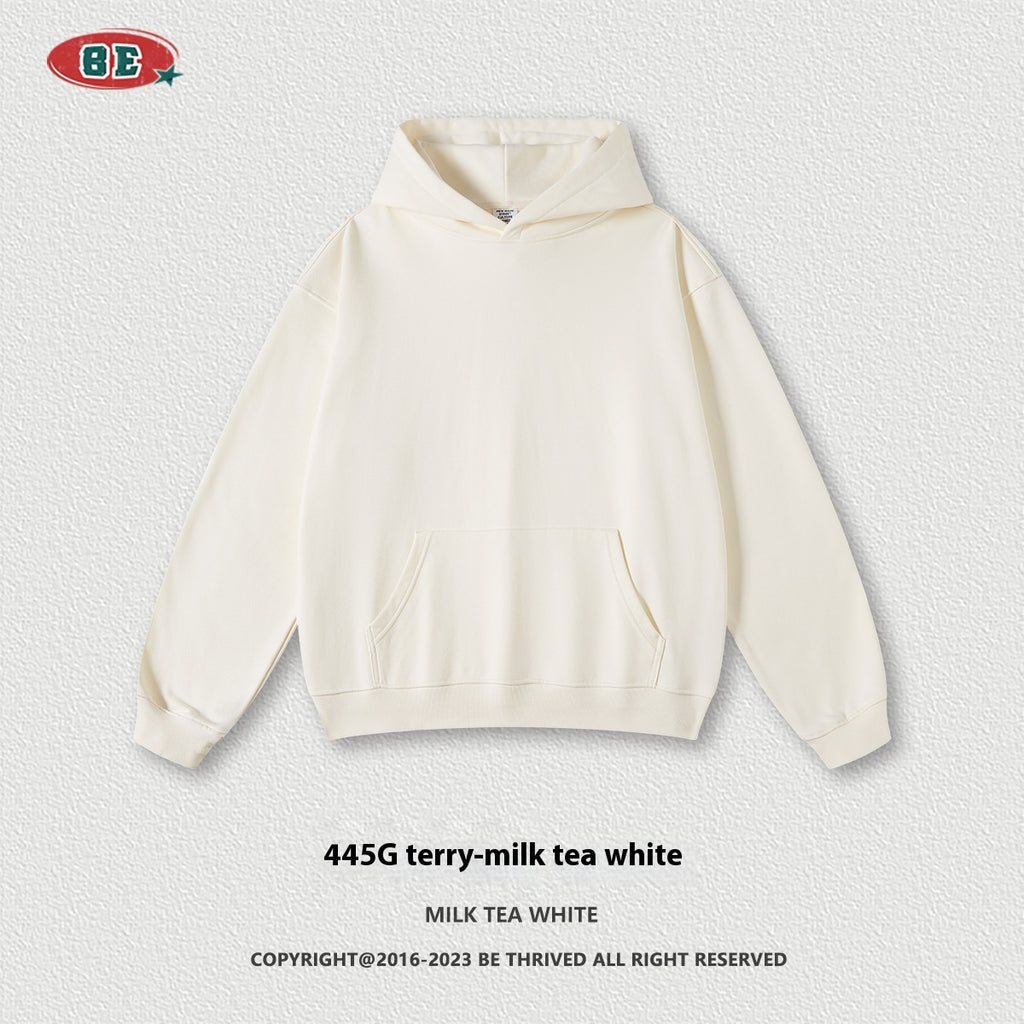 Wholesale Men's Casual Simple Style Classic Style Solid Color Long Sleeve Men's Hoodies - view 4