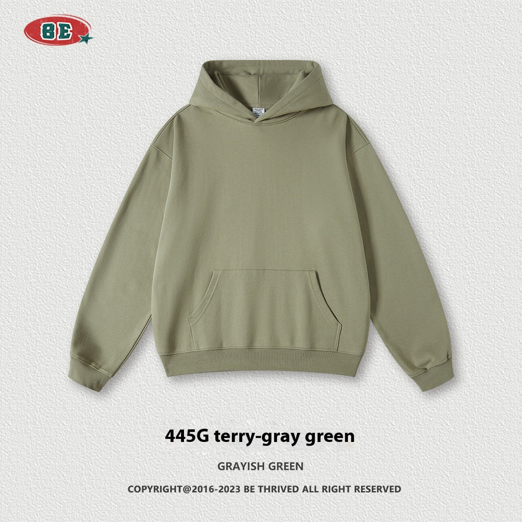 Wholesale Men's Casual Simple Style Classic Style Solid Color Long Sleeve Men's Hoodies - view 6