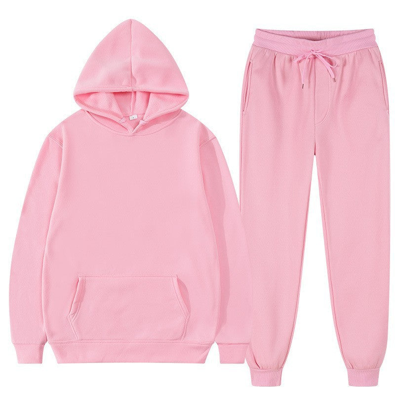 Men's Suit  Foreign Trade Turtleneck Sweater Sports Suit Sweater Suit Fashion Fleece Men's Hoodie - view 2