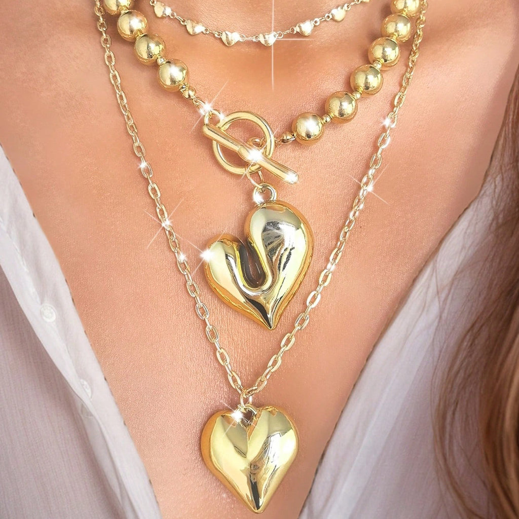 Love Pendant Necklace Bow Women's Necklace   Exaggerated Necklace - view 4