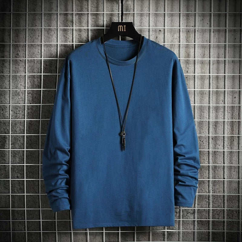 Wholesale Men's Polyester Casual Classic Style Streetwear Solid Color Long Sleeve Men's Hoodies - view 4