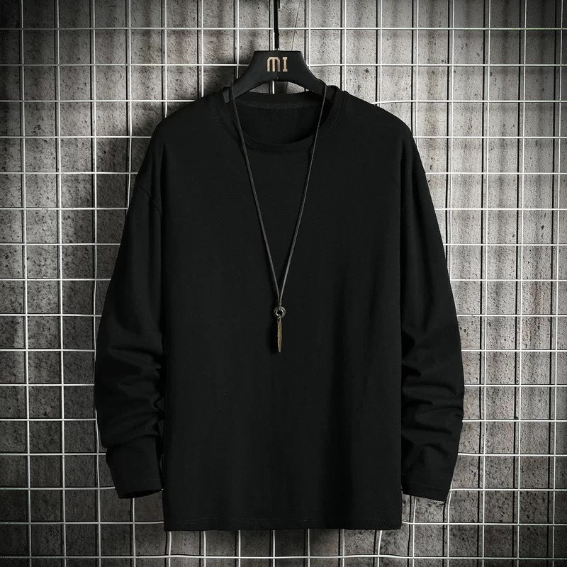 Wholesale Men's Polyester Casual Classic Style Streetwear Solid Color Long Sleeve Men's Hoodies - view 5