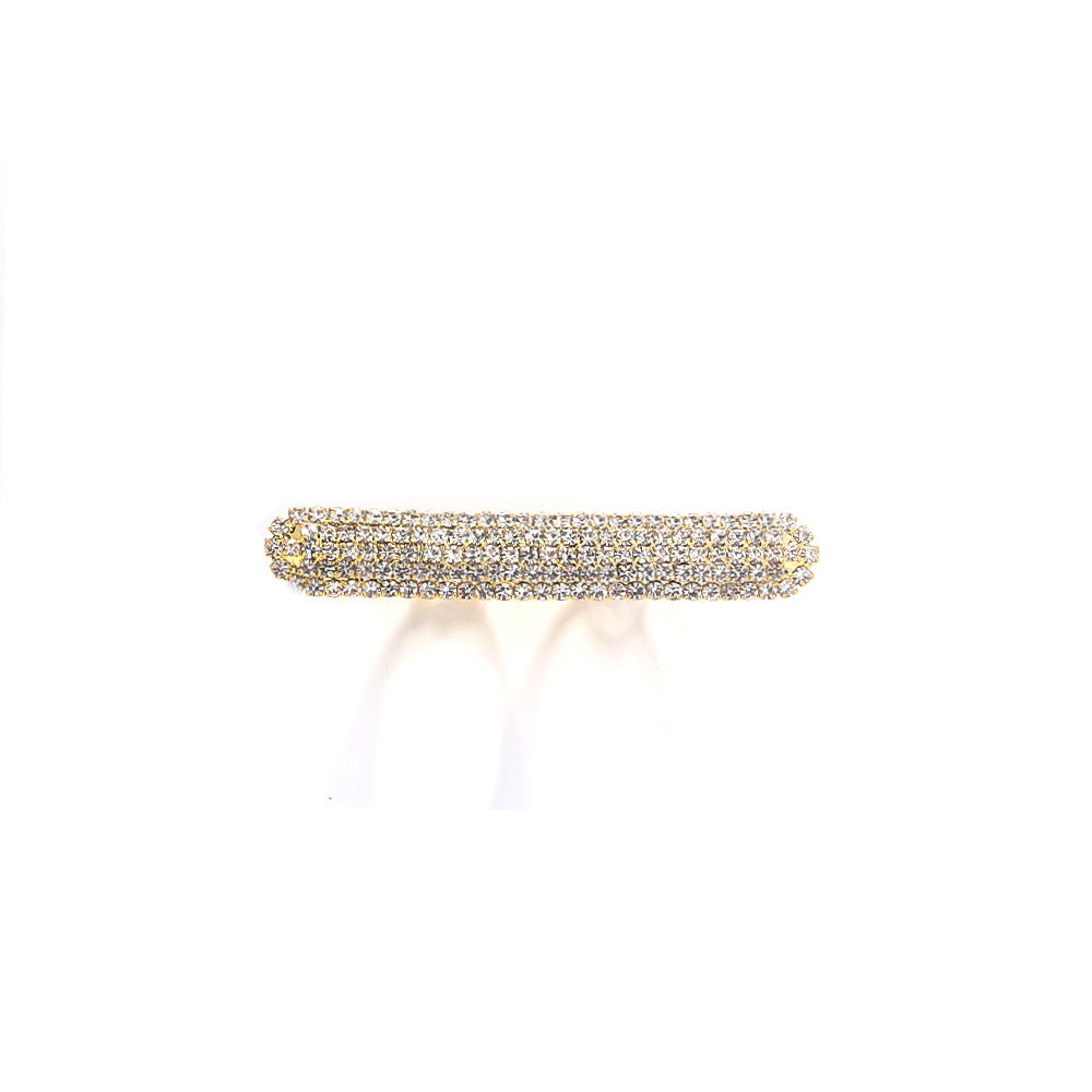 New Geometric Rhinestone Ring  Personality Diamond Double Finger Adjustable Shine Ring Ring Ring Ladies Ring - view 5