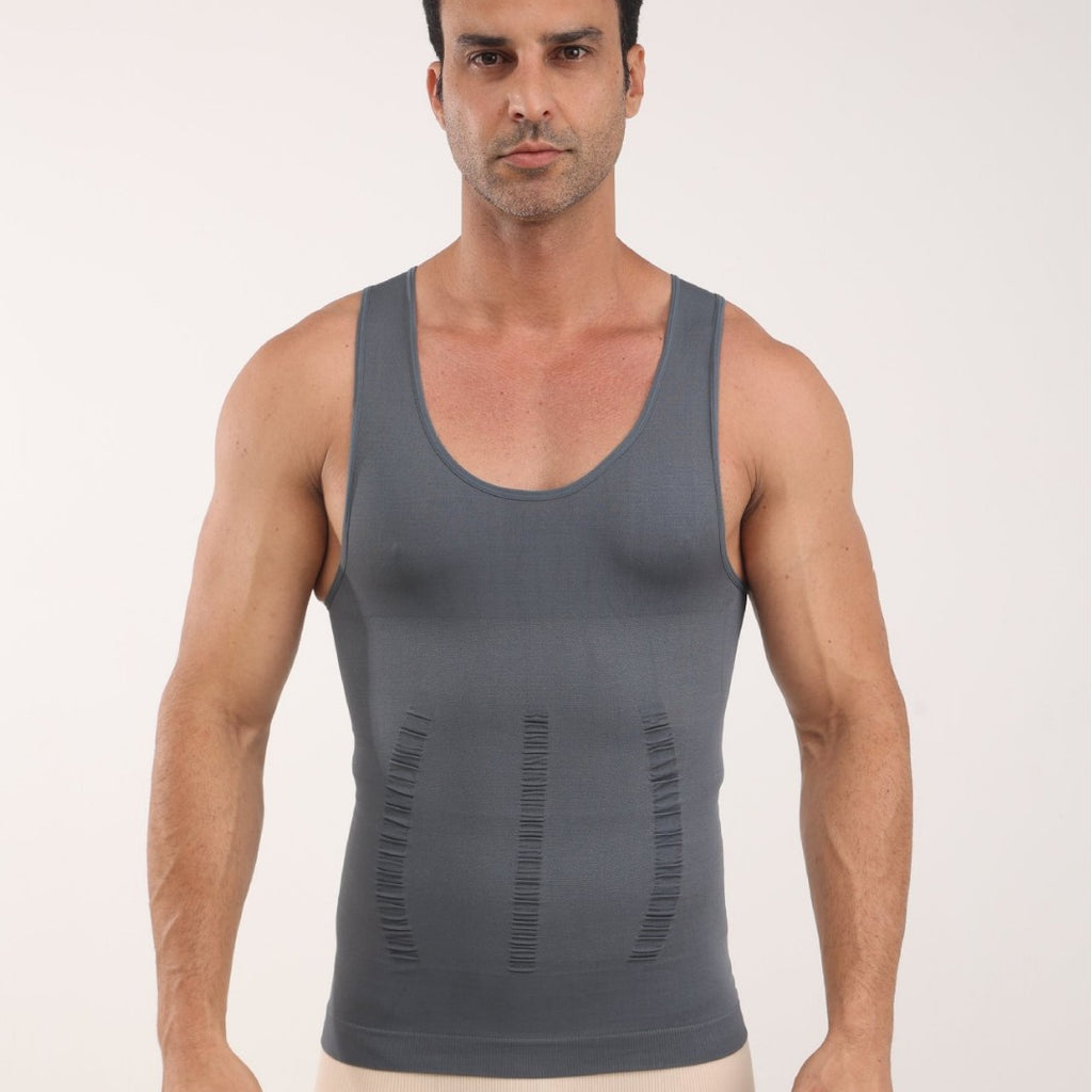 Wholesale Men's Polyester Casual Simple Style Solid Color Sleeveless Men's Shirts - view 2