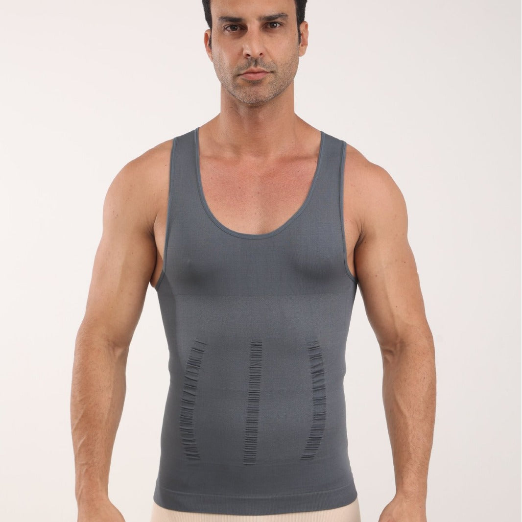 Wholesale Men's Polyester Casual Simple Style Solid Color Sleeveless Men's Shirts - view 2