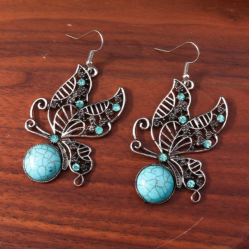 Bohemian Earrings  Style Turquoise Vintage Earrings Suit Bohemian Earrings - view 4