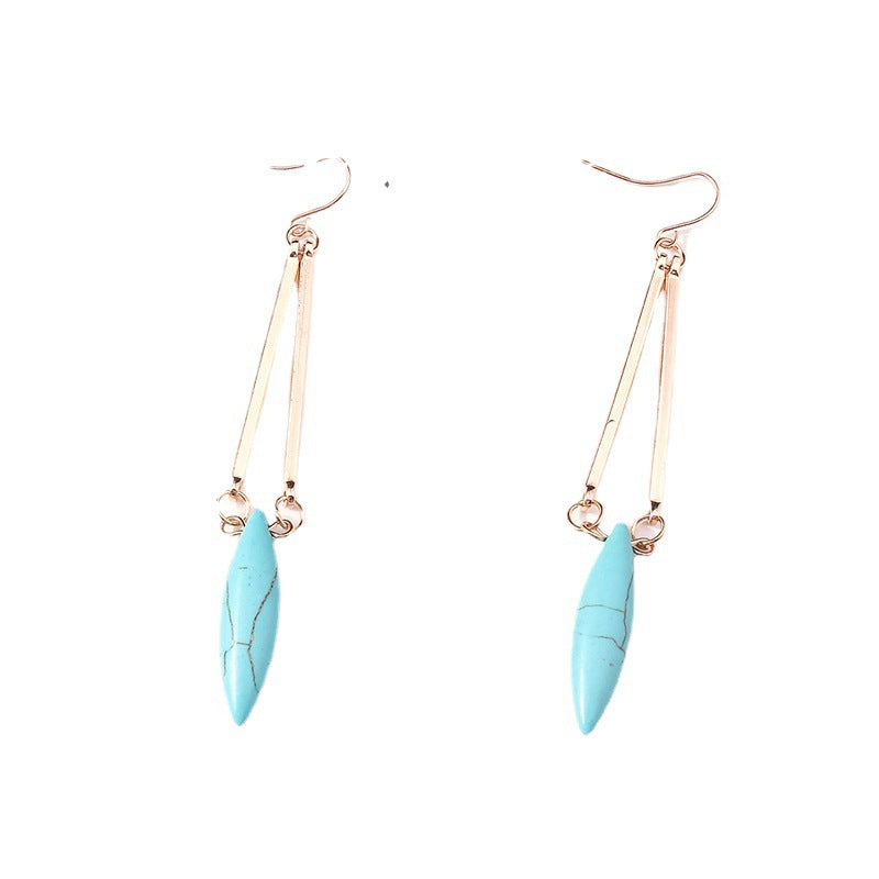 Bohemian Earrings  Style Turquoise Vintage Earrings Suit Bohemian Earrings - view 5