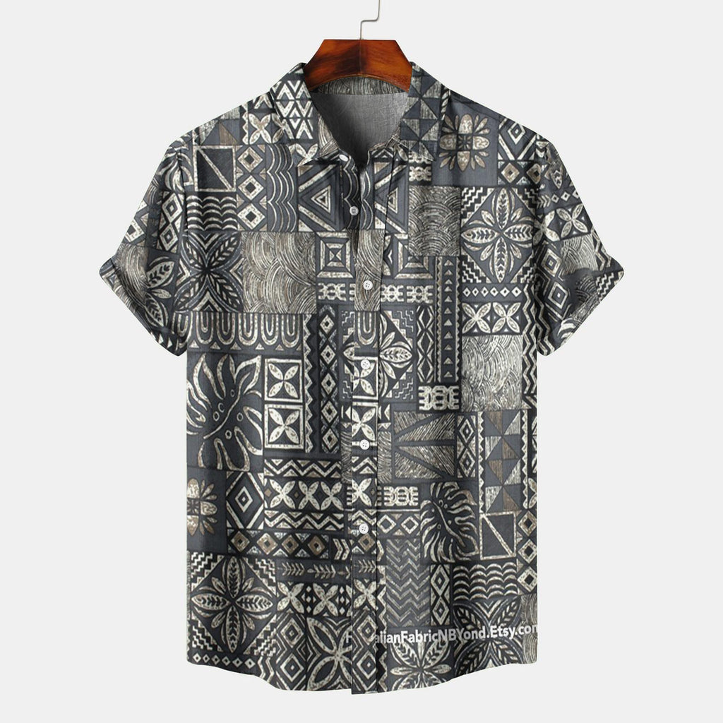 Foreign Trade  Summer New Plus Size Men's Casual 3D Digital Printing Short Sleeve Shirt Men's Shirt - view 3
