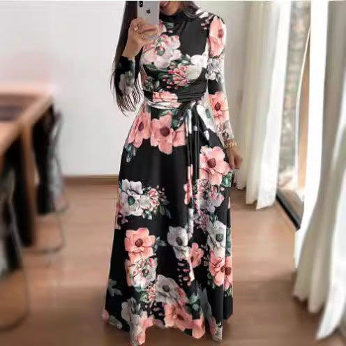 Fall/Winter  Casual Printed Strap Dress Women's Dress - view 4