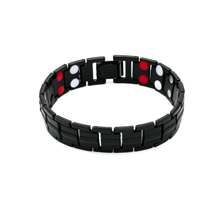 Dragon And  Wish  Jewelry Detachable Double Row Magnet Men's Bracelet  Couples Bracelet - front view