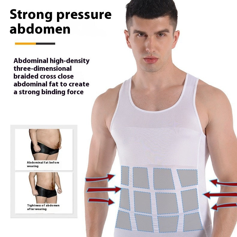 Wholesale Nylon Solid Color Men's T-shirt - front view