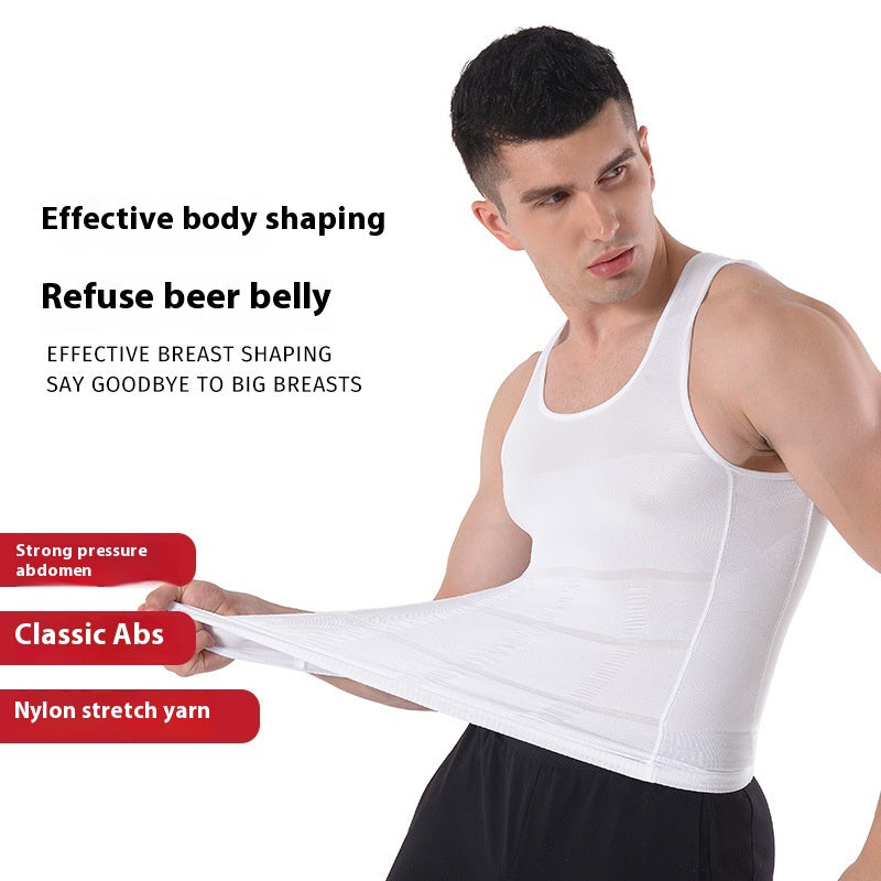 Wholesale Nylon Solid Color Men's T-shirt - view 4