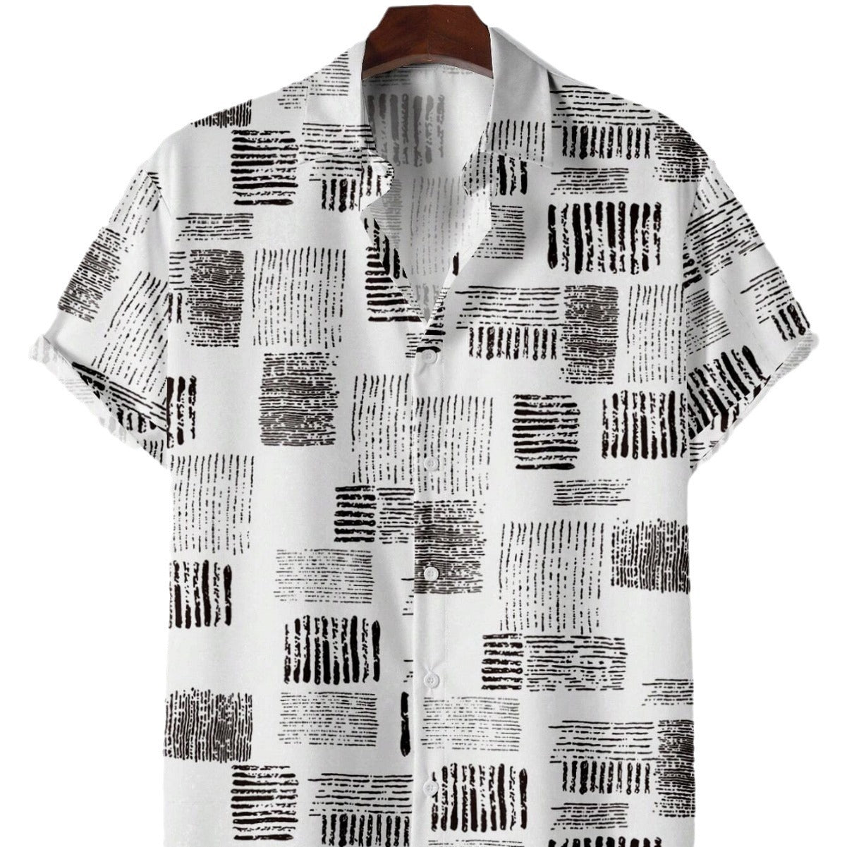 3D Digital Printing Men's Shirt Casual Hawaii     Designed - view 3