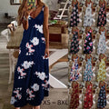 Wish  Summer  Women's Dress Slim-fit Slim Long Flower Sling Dress For Women - front view