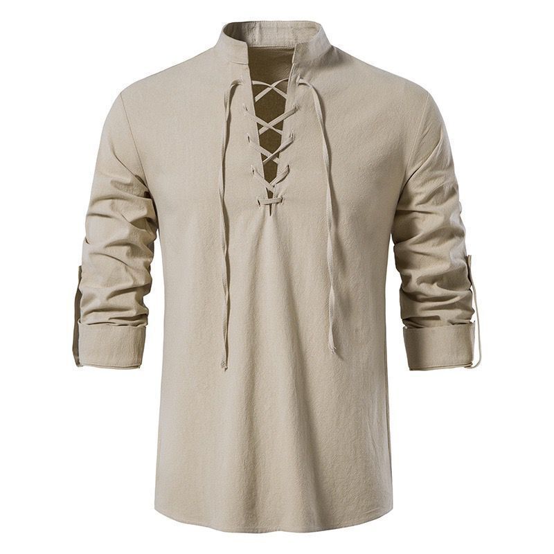 Wholesale Men's Cotton (more Than 30%) Simple Style Classic Style Solid Color Long Sleeve Men's Shirts - view 2