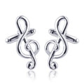 Popular Ornament Music Symbol Cufflinks Fashion French Musical Note Cufflinks Cufflink Men's Shirt Accessories - front view
