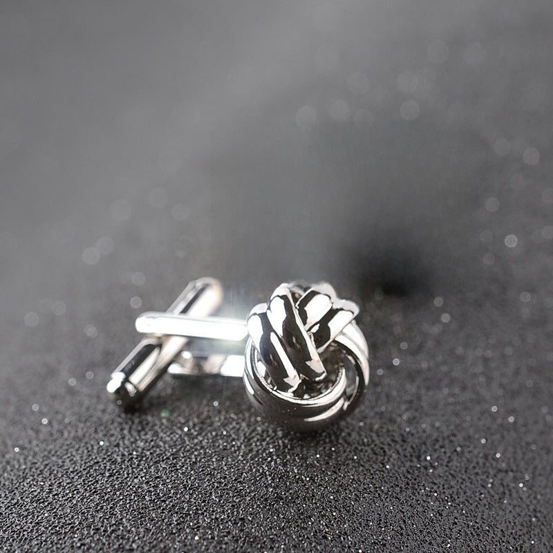 Ornament Twist Cufflinks Cufflink Hollow Cufflinks Men's Shirt Cufflinks Wholesale - view 4
