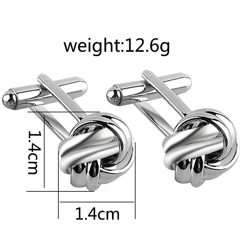 Ornament Twist Cufflinks Cufflink Hollow Cufflinks Men's Shirt Cufflinks Wholesale - view 5