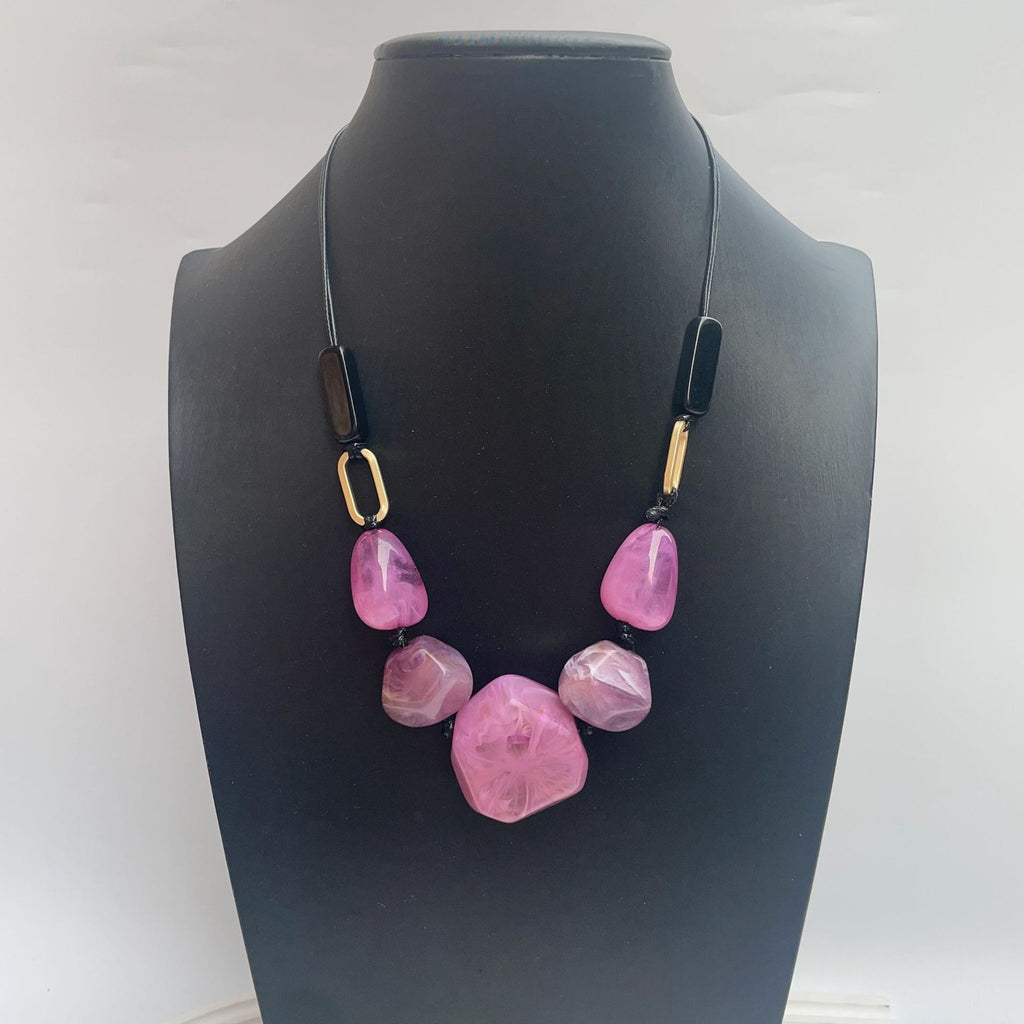 Retro Irregular Acrylic Necklace New Sweater Chain For Women Necklace Daily Accessories Rope Necklace For Women - view 4